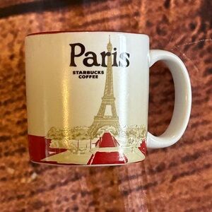 2012 STARBUCKS PARIS GLOBAL ICON SERIES 3 OZ ESPRESSO MINI COFFEE MUG